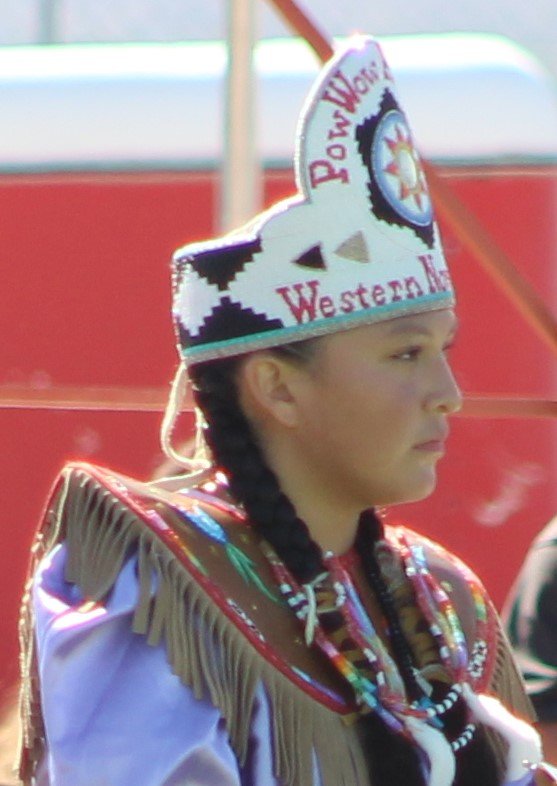Snow Mountain Paiute Pow Wow Grand Entry - a gallery of Native American princesses.