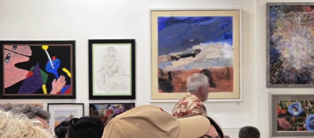 25th Annual Celebrating Life Las Vegas 2025 Juried Art Competition reception was held in the Charleston Heights Arts Center Ballroom.  The space was very conducive for this lovely exhibit.