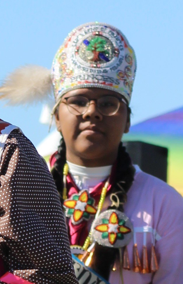 Snow Mountain Paiute Pow Wow Miss Cedar Band of Paiute Princess as seen in Powwows: Cedar; Cedar City; Duck Valley; Elko; Ely; Fallon; Fort Mojave; Goshute; Moapa; Muckleshoot; Nevada Day; Numaga; Red Dress; Sacred Visions; Stewart; Sycuan; UNLV;  UNR; Univ. of Nev. Reno; and Walker River.