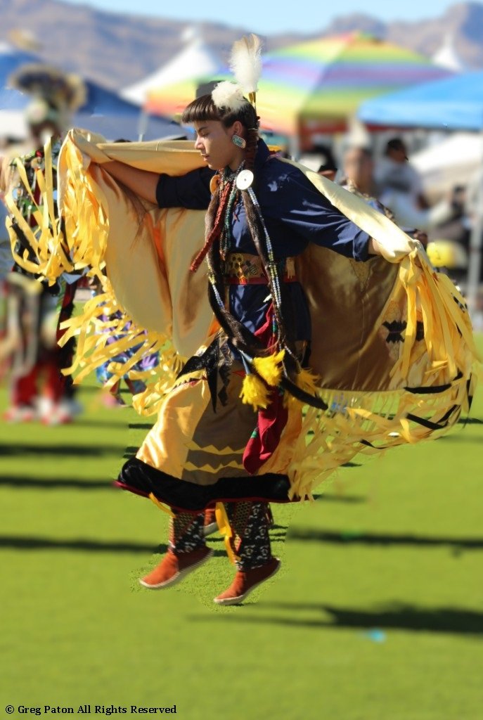 Native American female dances routine as seen in powwows: Apache; Apache Nation; Arapaho; Blackfeet; Blackfeet Nation; Blackfoot; Cherokee Nation; Cheyenne; Chippewa; Choctaw; Choctaw Nation; and Comanche.