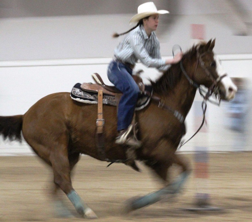 as seen in high school rodeos: Alamo; Battle Mountain; Boulder City; Pahrump; Pahrump Valley; Elko; Eureka; Fallon; Fernley; Humboldt; Moapa Valley; Spanish Springs; Washoe; Wells; White Pine; NSHSRA; Priefert Pavilion; & South Point.